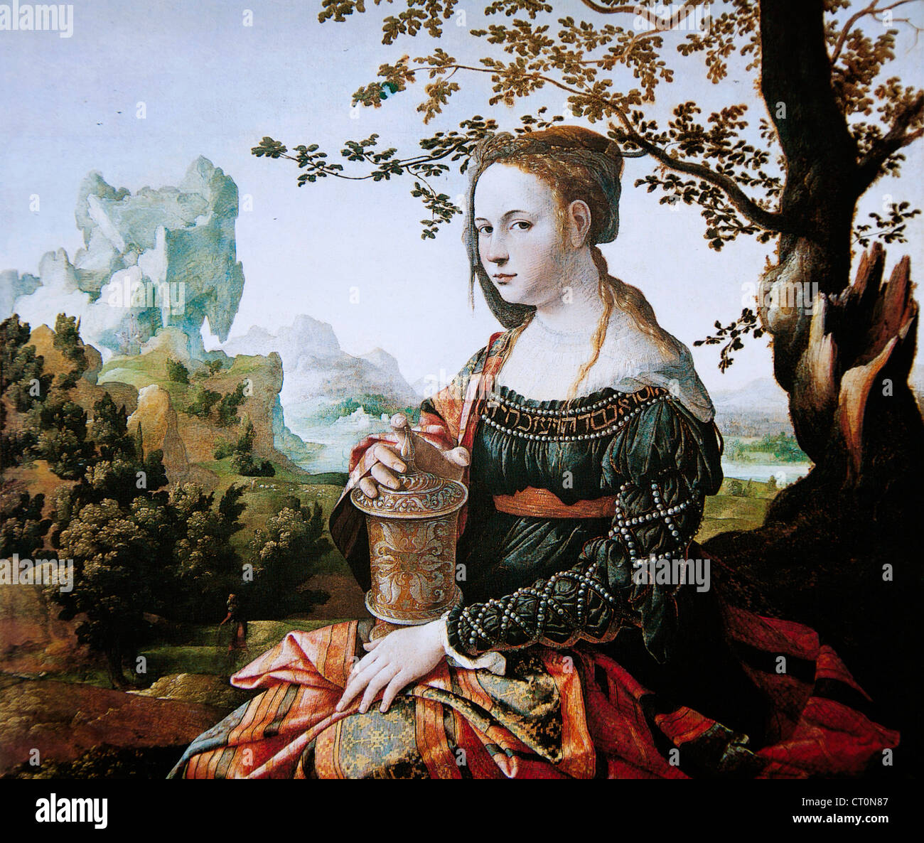 Jan van Scorel - Mary Magdalene (1530) Stock Photo
