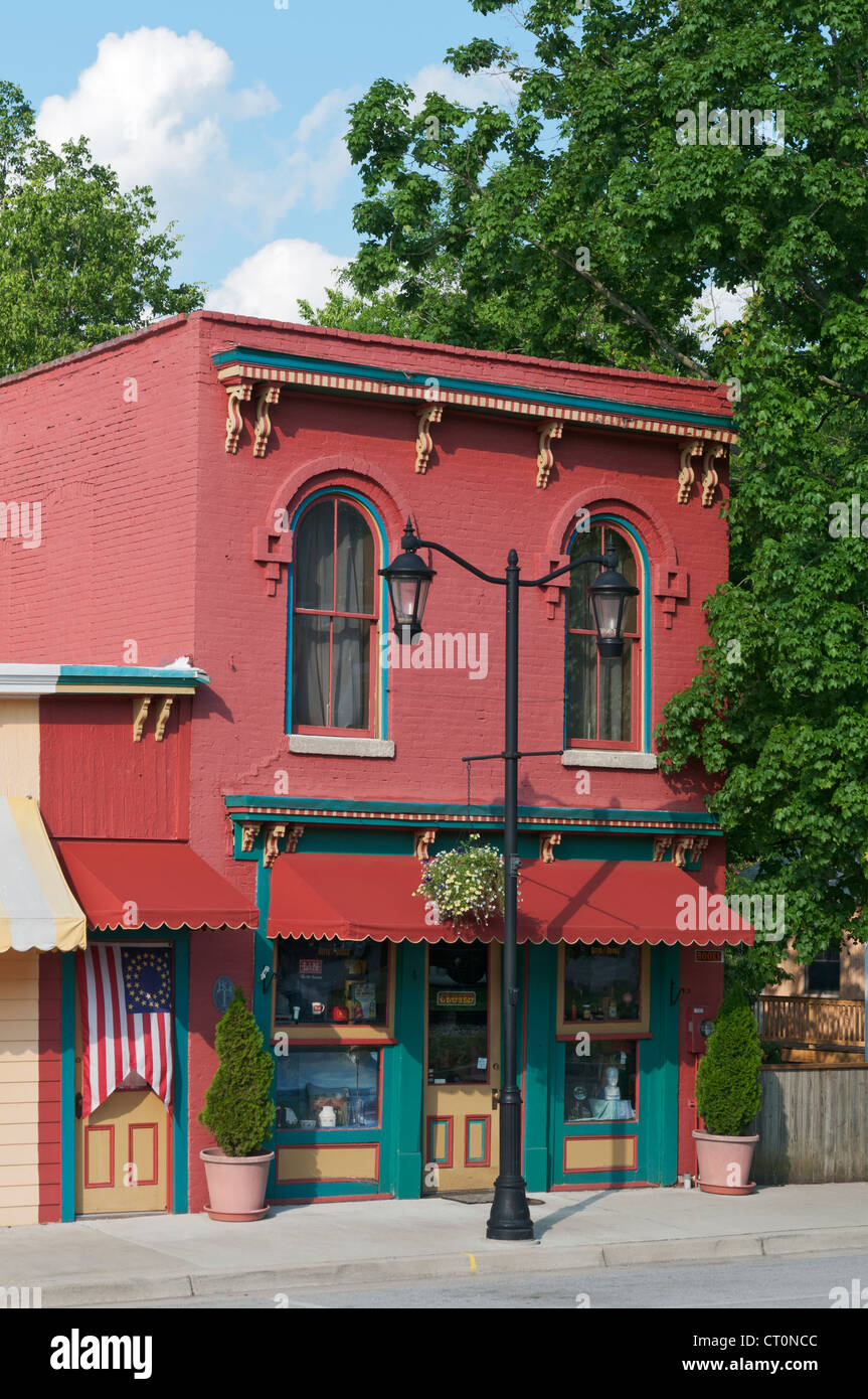 Kentucky, Midway, downtown, shop Stock Photo