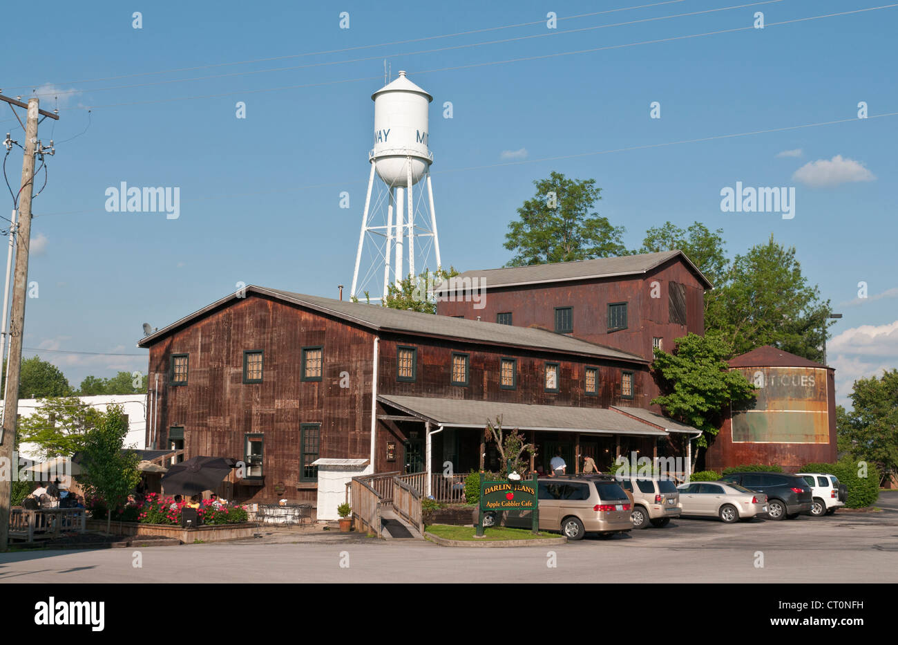 Kentucky, Midway, downtown, cafe restaurant Stock Photo