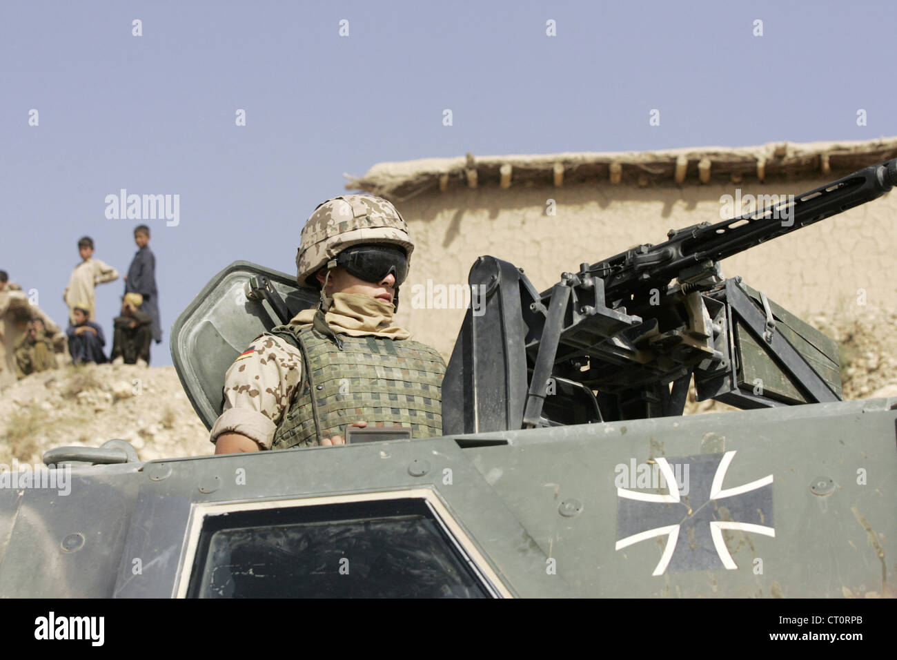 German ISAF patrol Stock Photo
