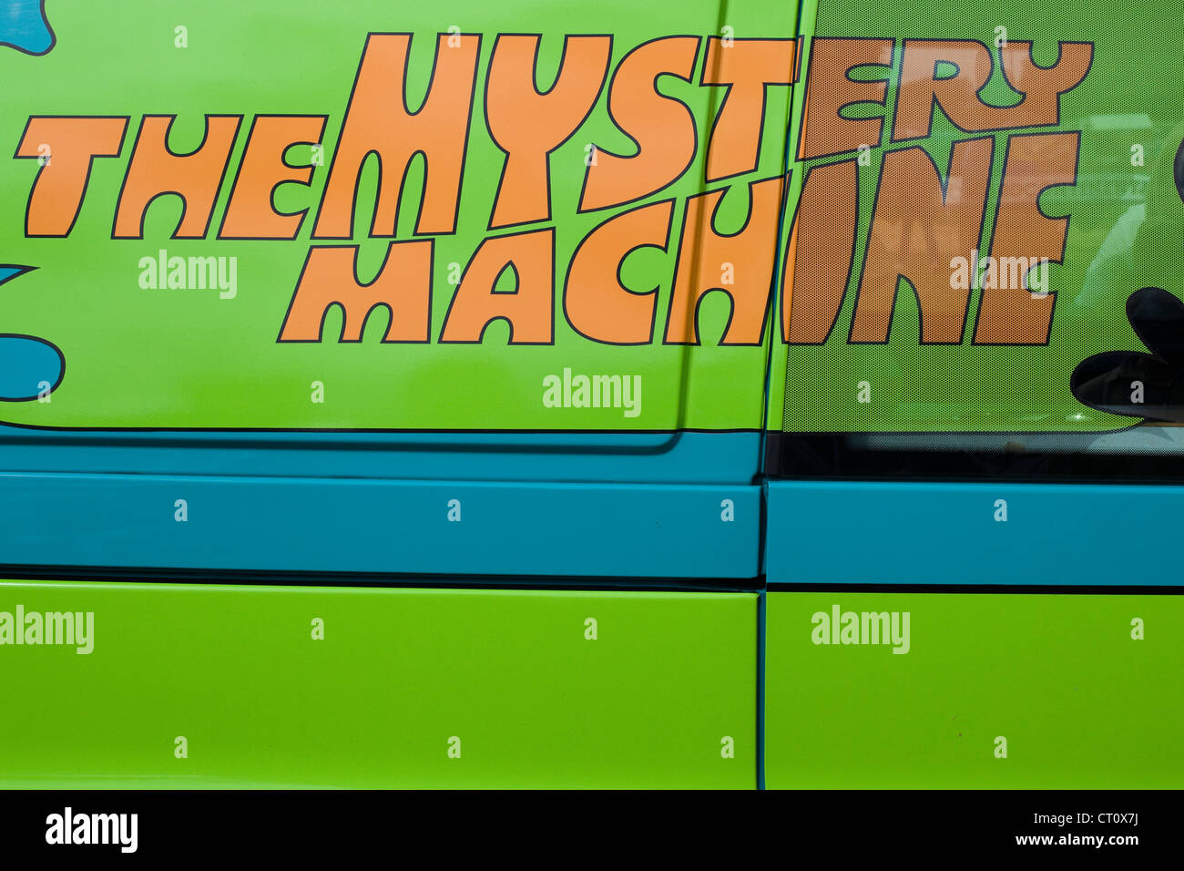 The Mystery Machine Van Stock Photo