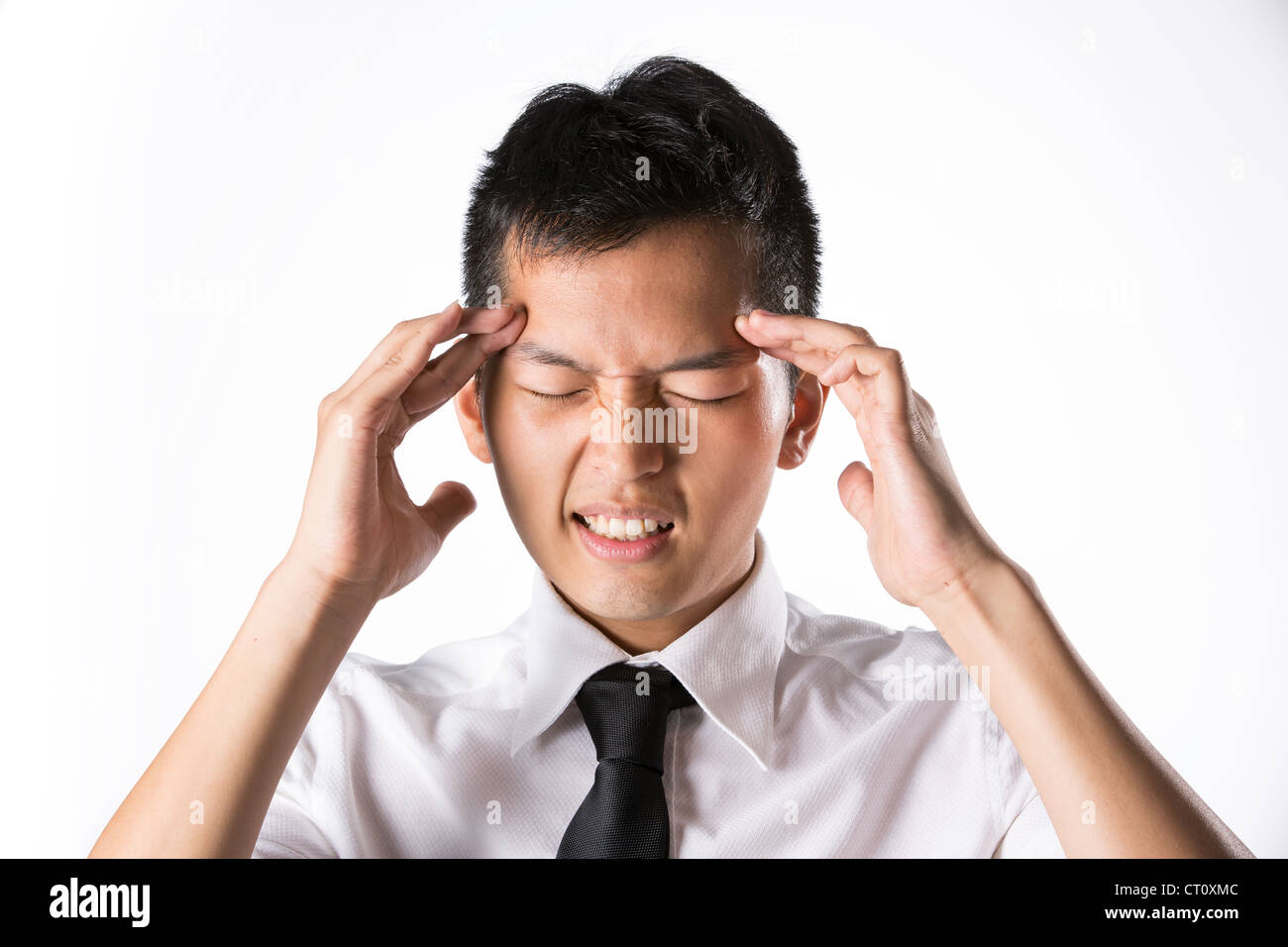 man-holding-his-head-in-distress-stock-photo-alamy