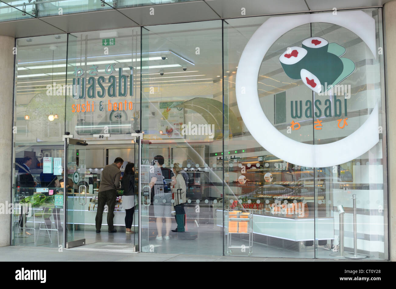 Wasabi Bento & Sushi takeaway, London, England Stock Photo Alamy