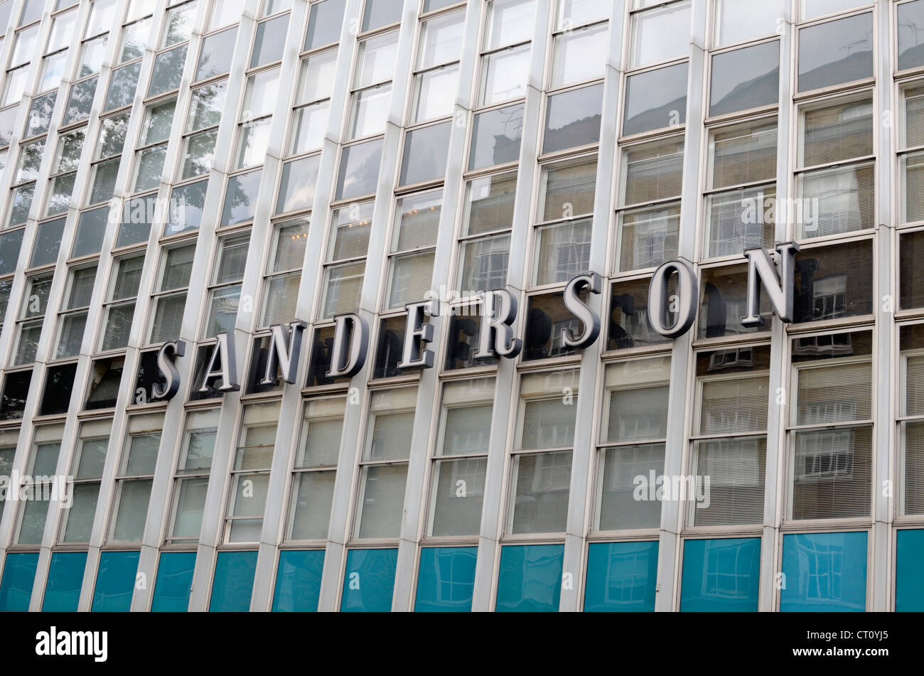 Sanderson Hotel, Berners Street, London, UK Stock Photo Alamy