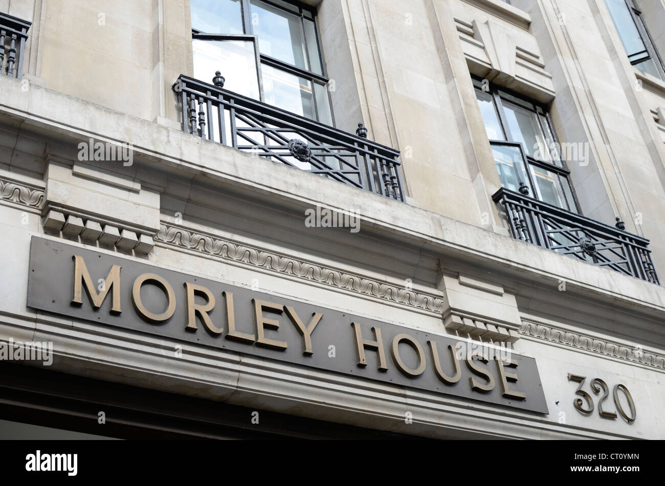 Morley House in Regent Street, City of Westminster, London, UK Stock