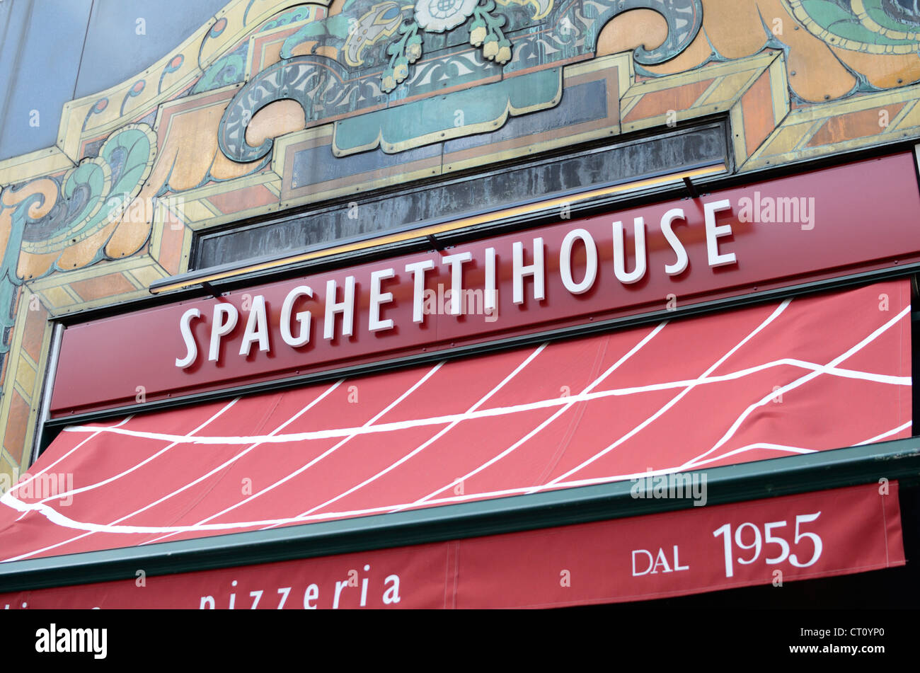 Spaghetti House restaurant in Argyll Street, London, UK Stock Photo Alamy