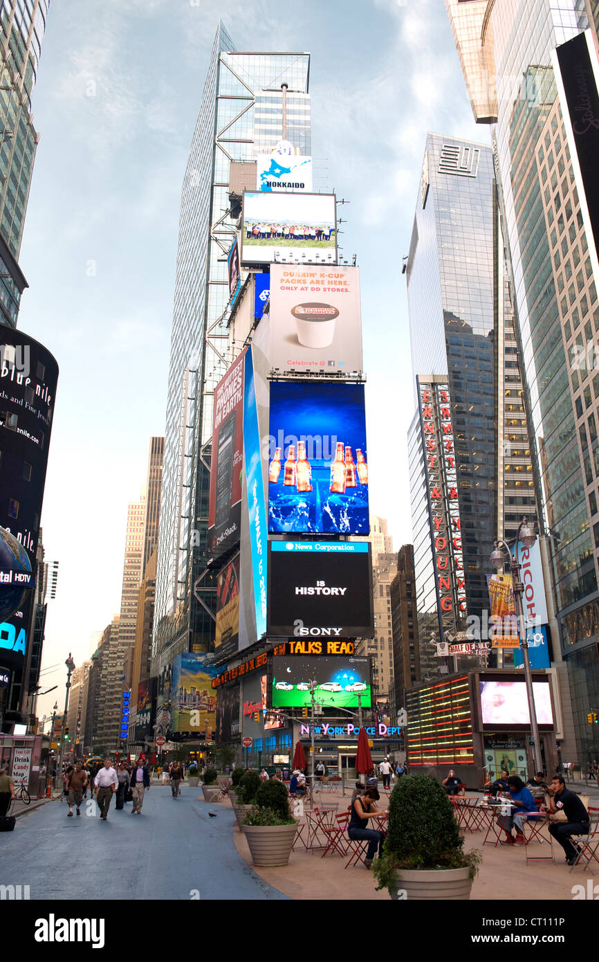 Times Square, Manhattan, New York City, USA. Stock Photo