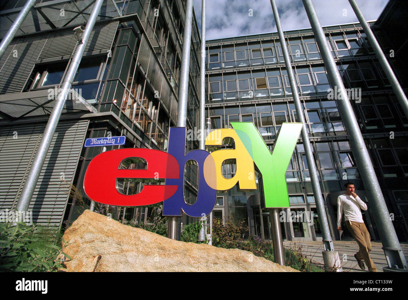 eBay headquarters in Europarc Dreilinden in Berlin Stock Photo Alamy