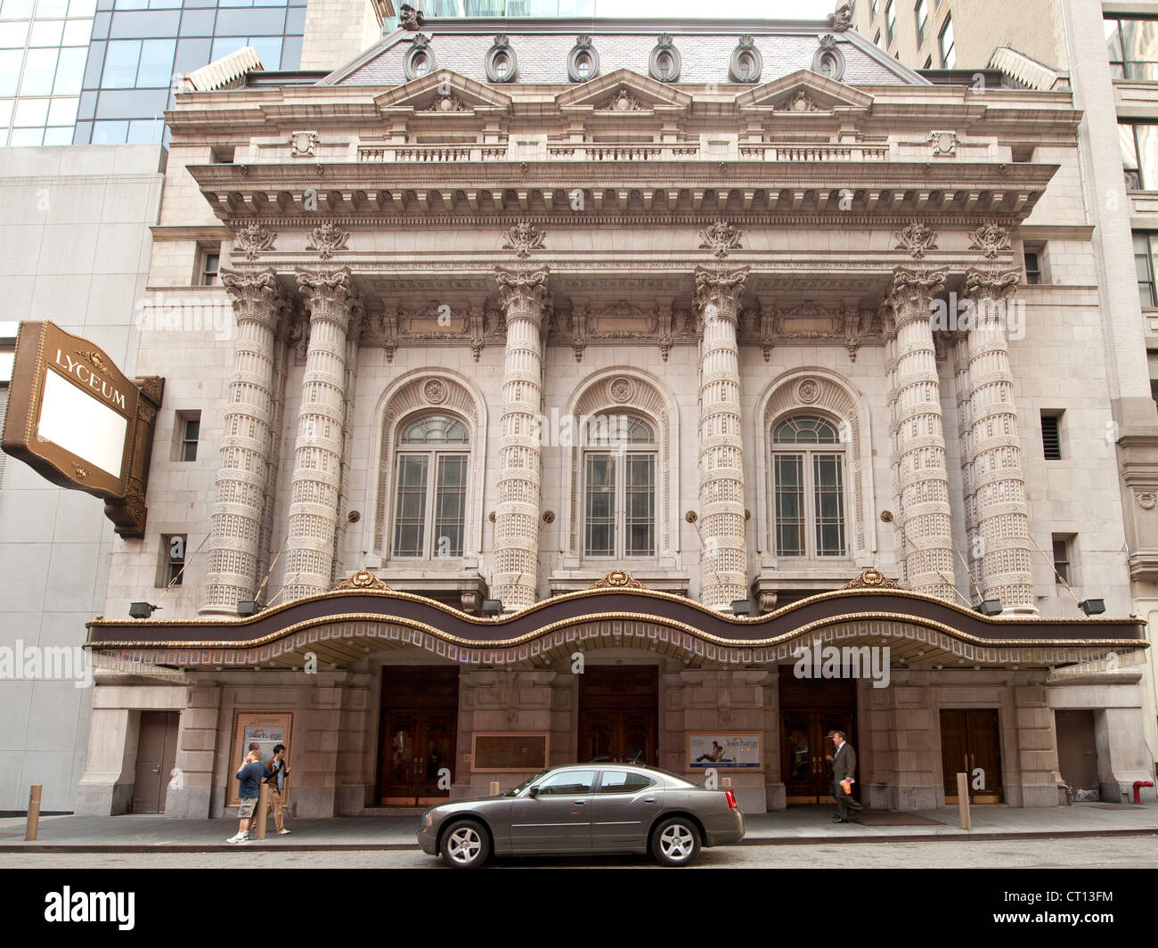 The Lyceum theatre in Manhattan, New York City, USA. Stock Photo