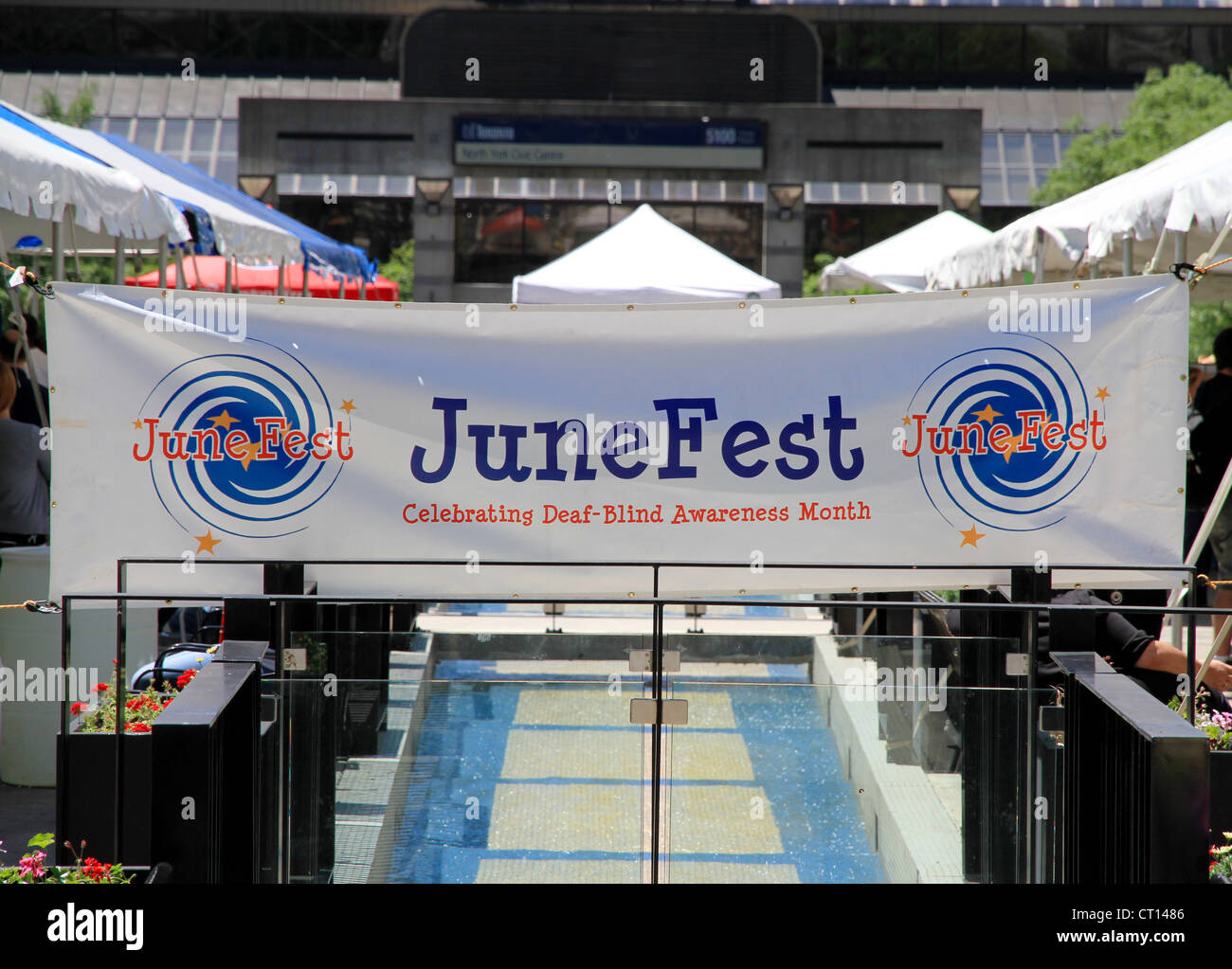 The June Fest is an annual festival celebrating the deaf-blind community in Toronto Stock Photo