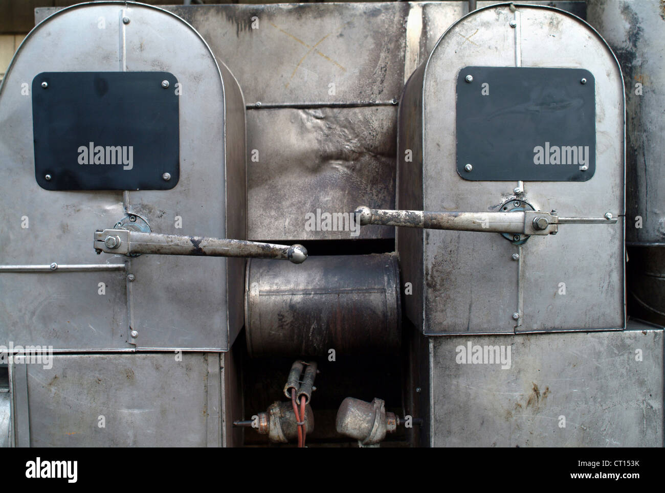 Hamburg, lubricant blending plant of Shell Oil Germany GmbH Stock Photo