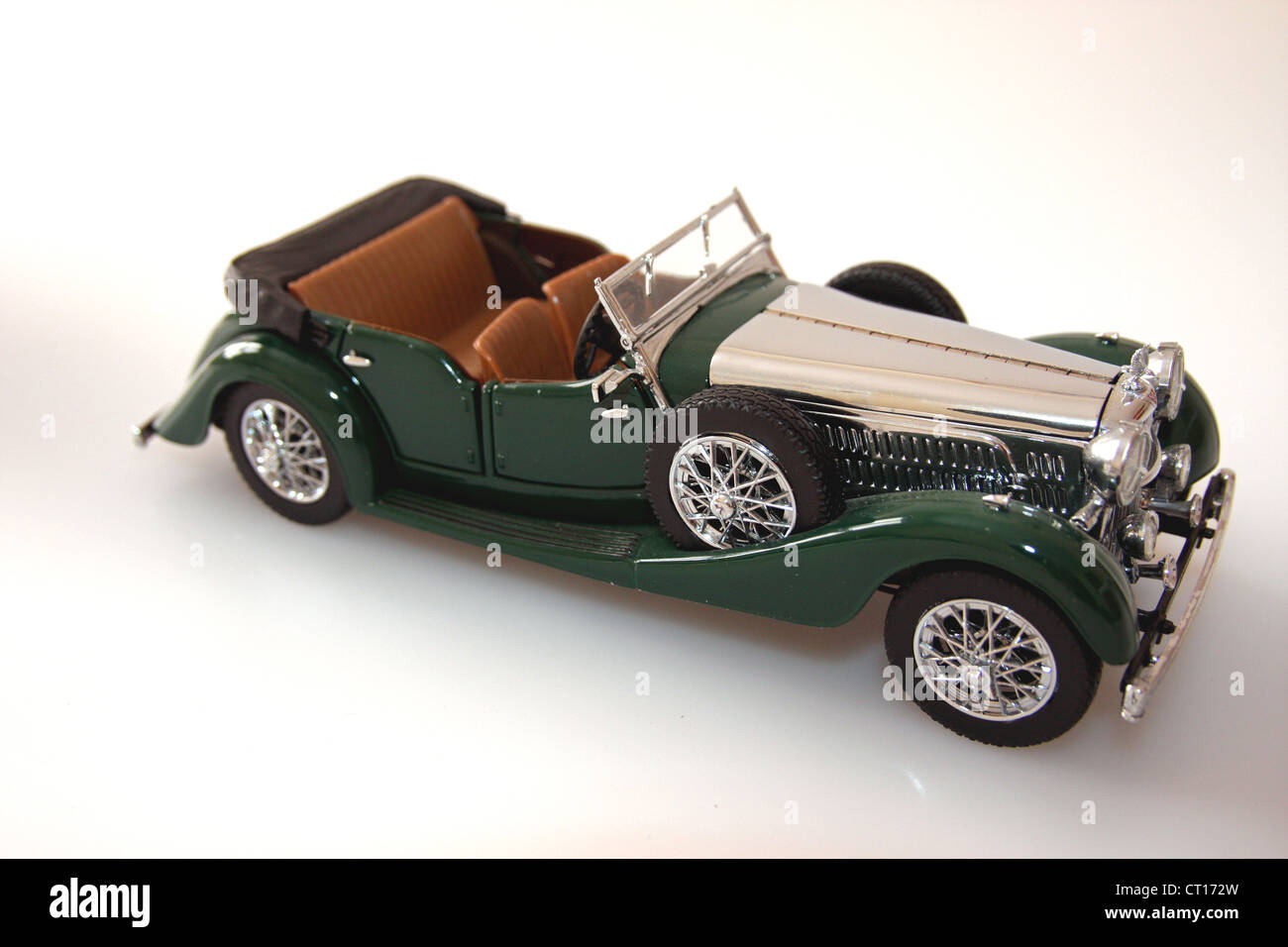 Miniature Franklin Mint Alvis 1938 - Échelle 1/24 - Bon état Sans Boîte