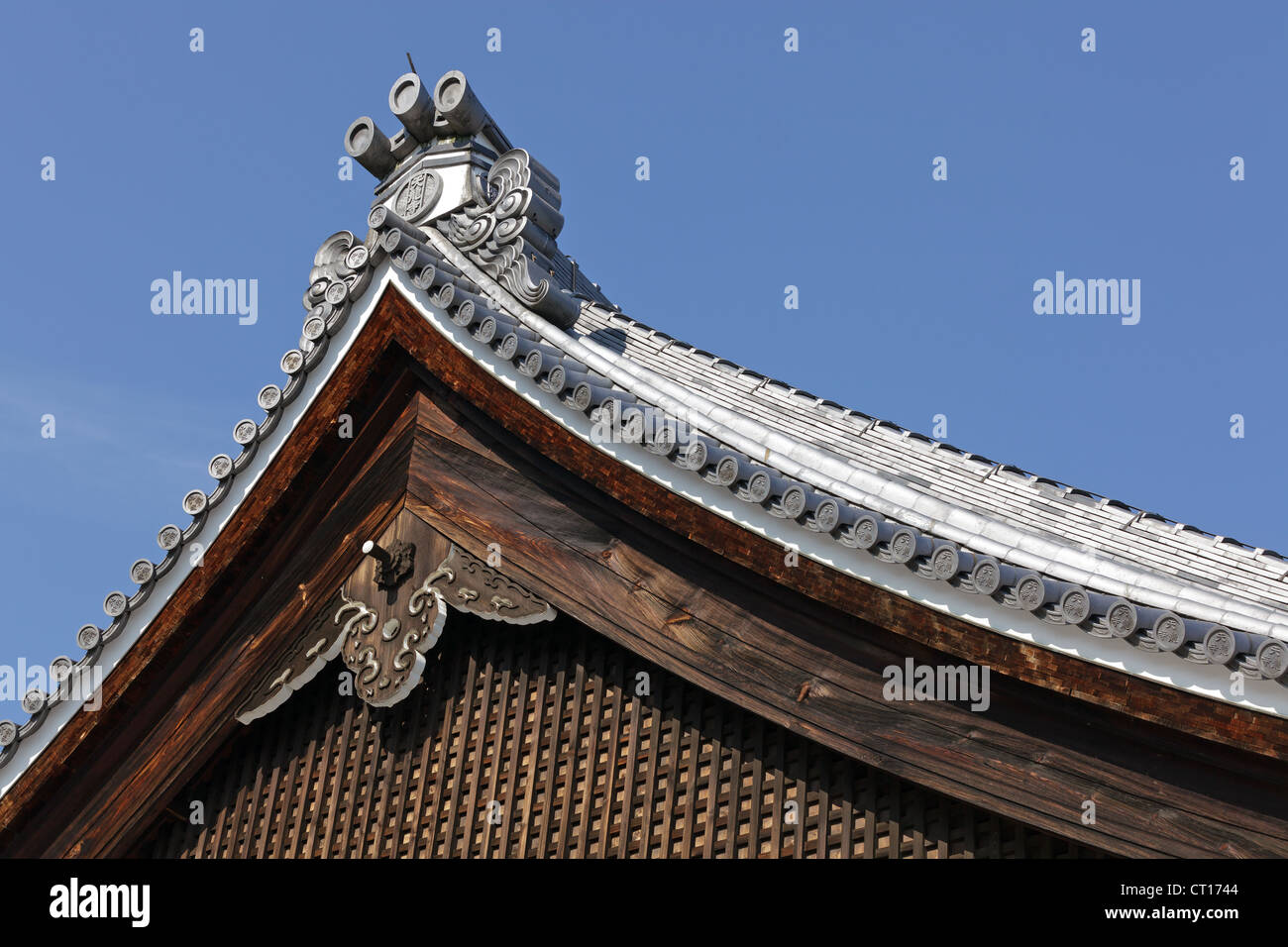 detail of japanese traditional temple Stock Photo