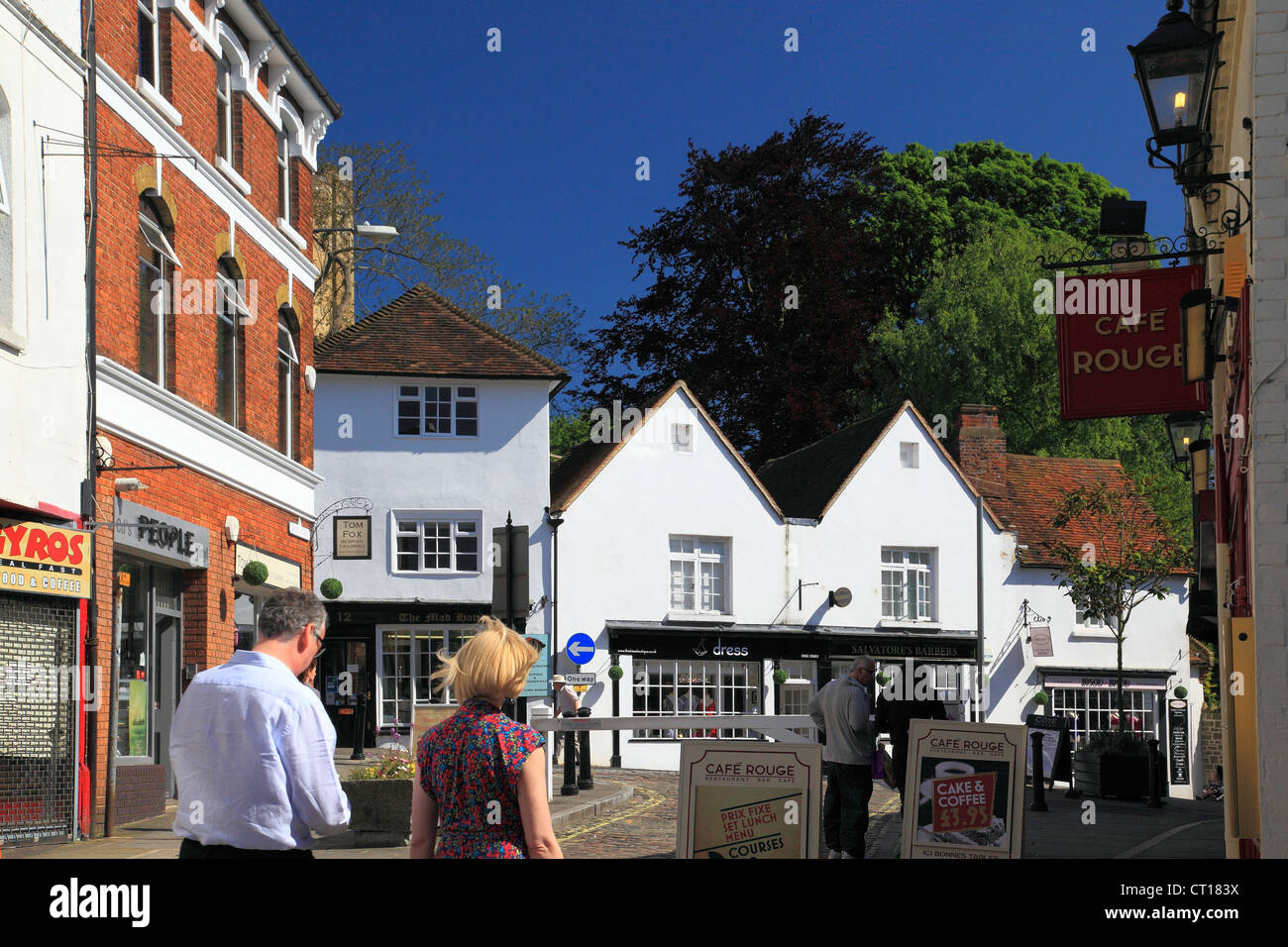 Chapel Street in Guildford, Surrey, England Stock Photo Alamy