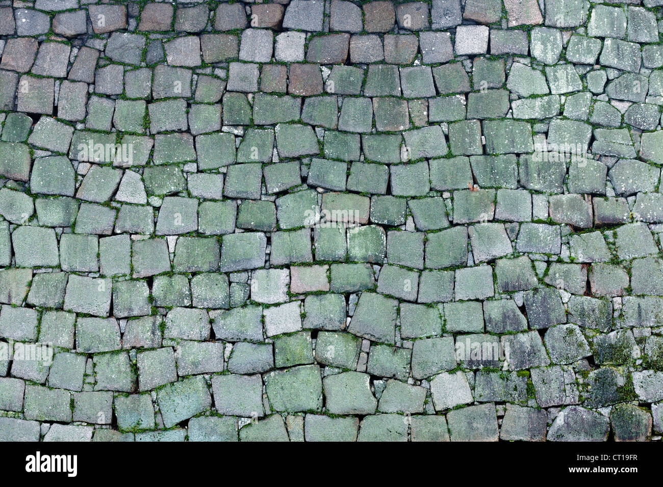 old wall background of imperial palace in Kyoto, Japan Stock Photo