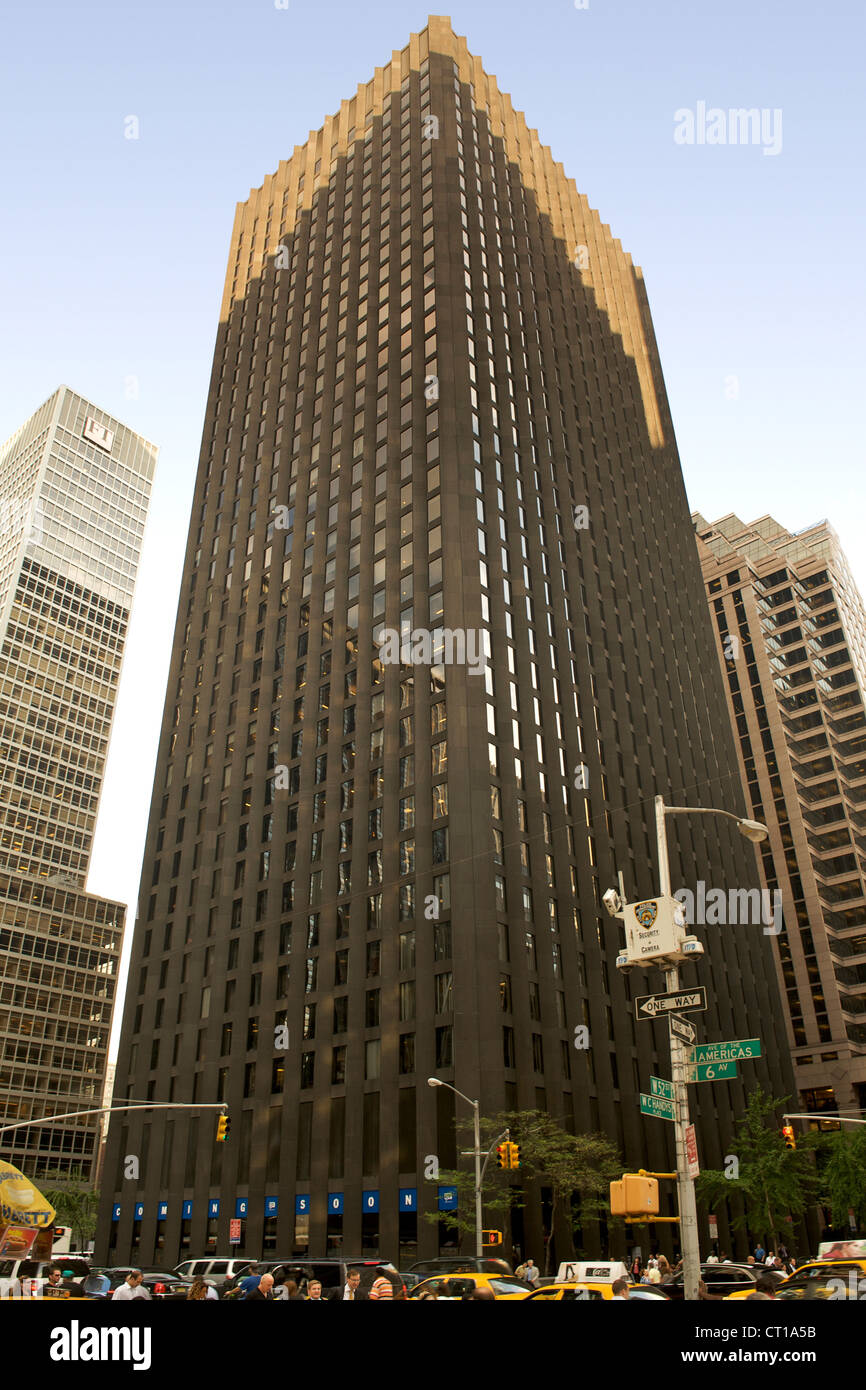 CBS building in Manhattan, New York, USA. Stock Photo