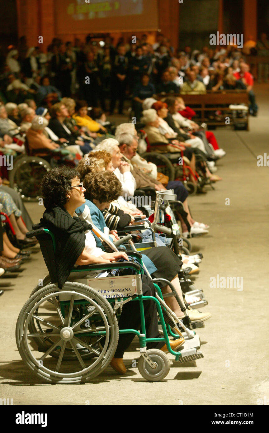 HANDICAPPED PERSON Stock Photo