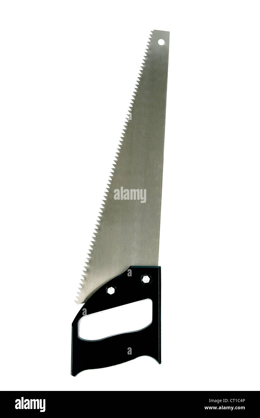 handsaw isolate on white background Stock Photo Alamy