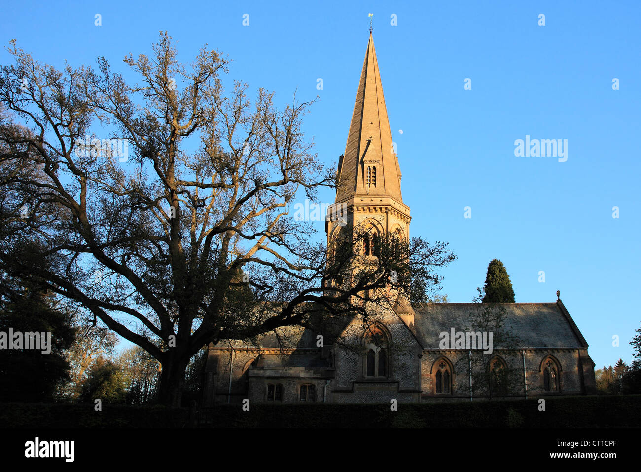 Ranmore church of St Barnabas Surrey Hills, Surrey, England Stock Photo
