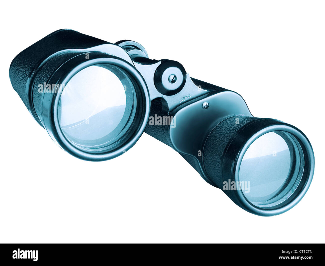 Binoculars on white background Stock Photo Alamy