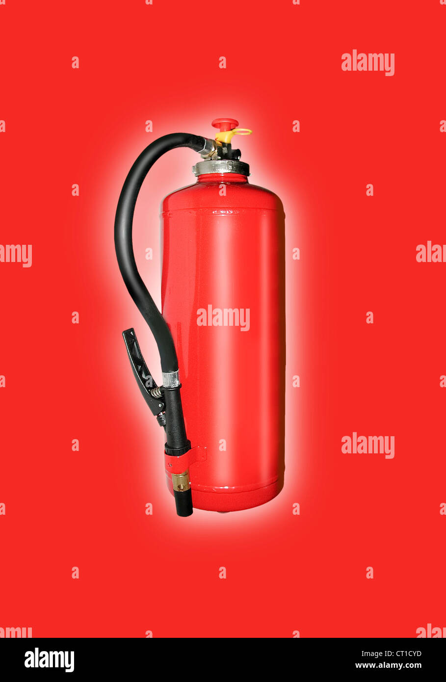 CO2 Feuerlöscher im Einsatz Stock Photo - Alamy