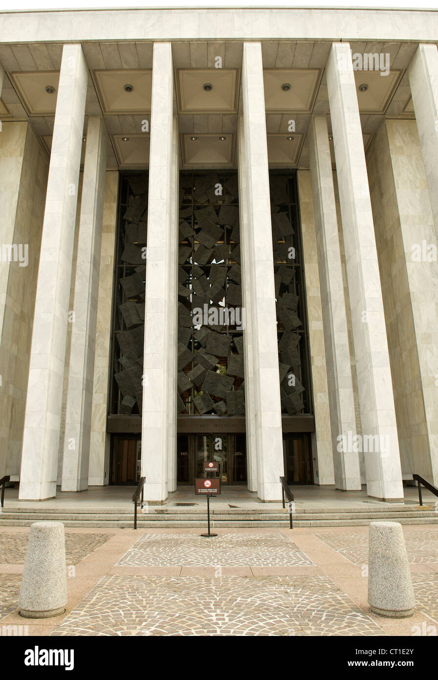 Library of Congress (Madison Building) in Washington DC, USA. Stock Photo