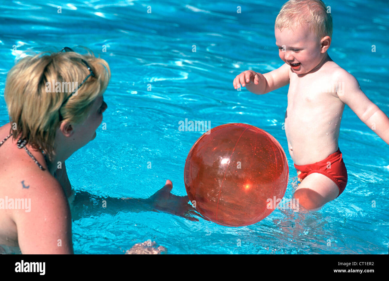 MOTHER & INFANT Stock Photo