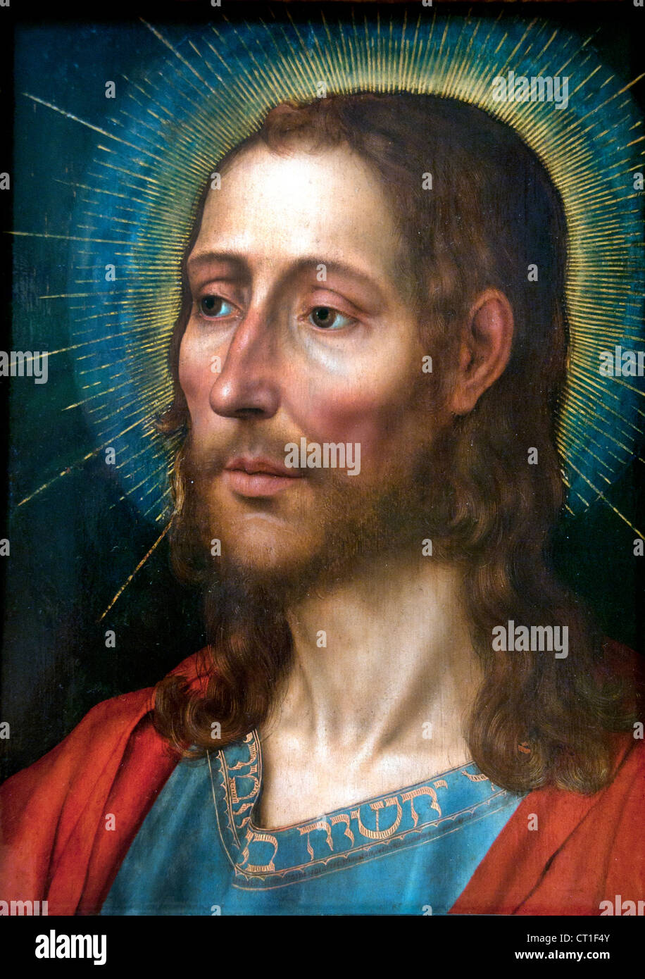 Christ Jesus 1529  by Quinten Massys (1466 - 1530) Flemish Belgian Belgium Stock Photo