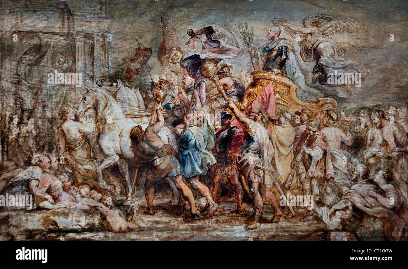 The Triumph of Henry IV 1627 Peter Paul Rubens 1577-1640 Flemish Belgian Belgium