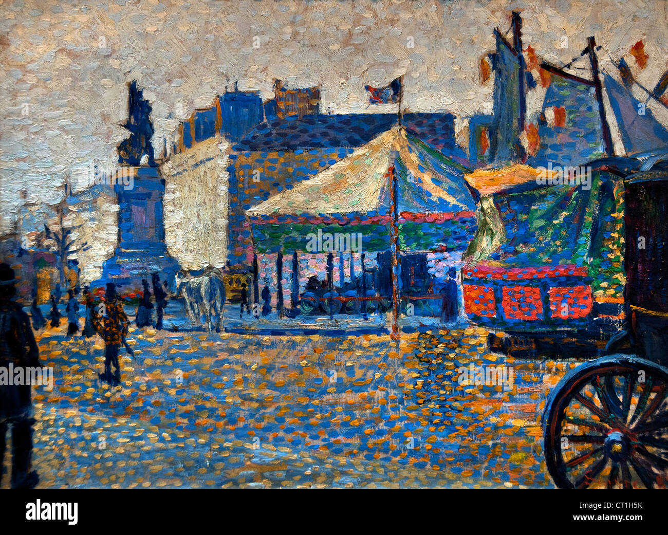 Place Clichy 1889 Paul Signac 1863 1935 France French Stock Photo Alamy