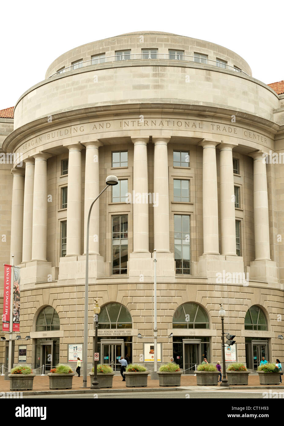 Ronald Reagan Building and International Trade Centre in Washington DC, USA. Stock Photo