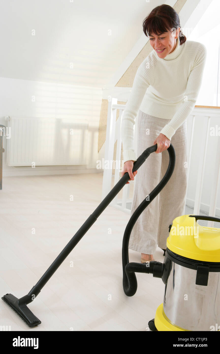 ELDERLY PERSON DOING HOUSEWORK Stock Photo Alamy