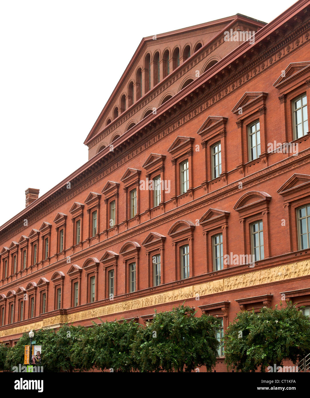 Pension Building in Washington DC, USA. Stock Photo