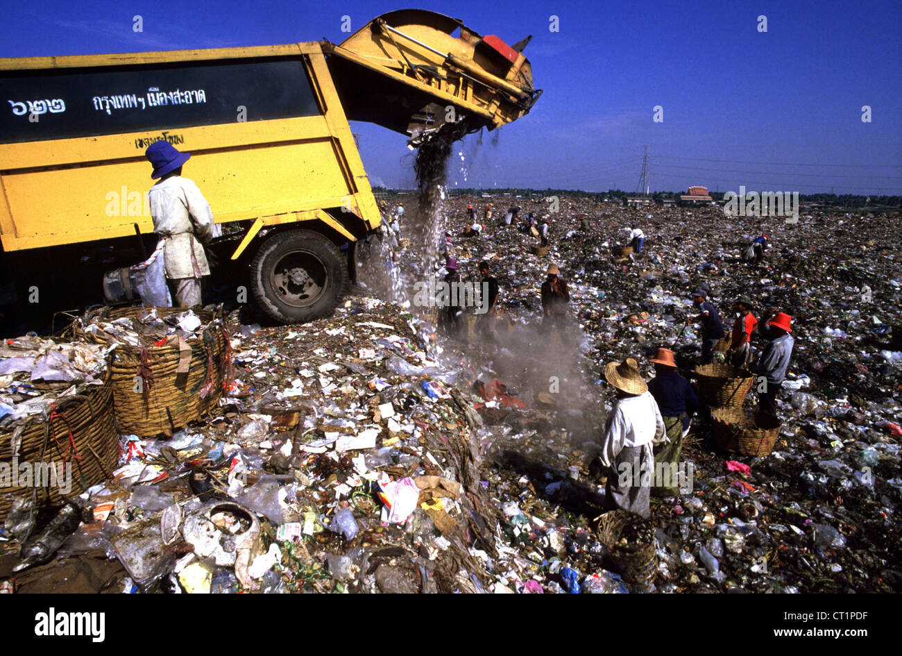 RUBBISH DUMP Stock Photo