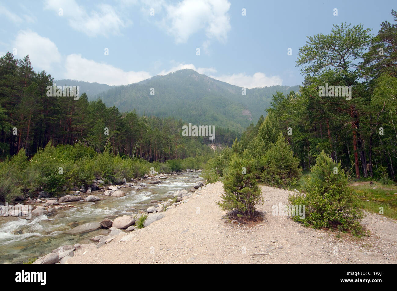 Arshan, Tunkinsky District, Republic of Buryatia, Siberia, Russian Federation, Sayan Mountains Stock Photo