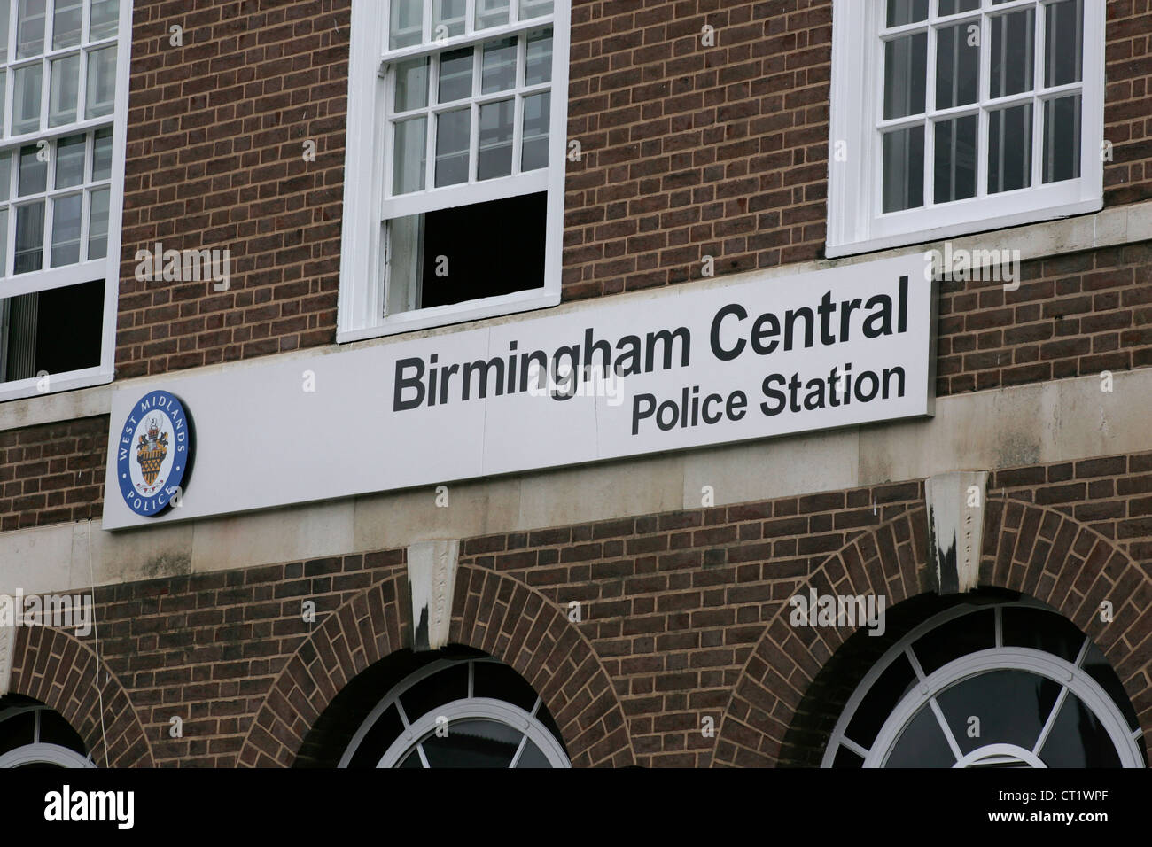 birmingham central police station june 2012 Stock Photo