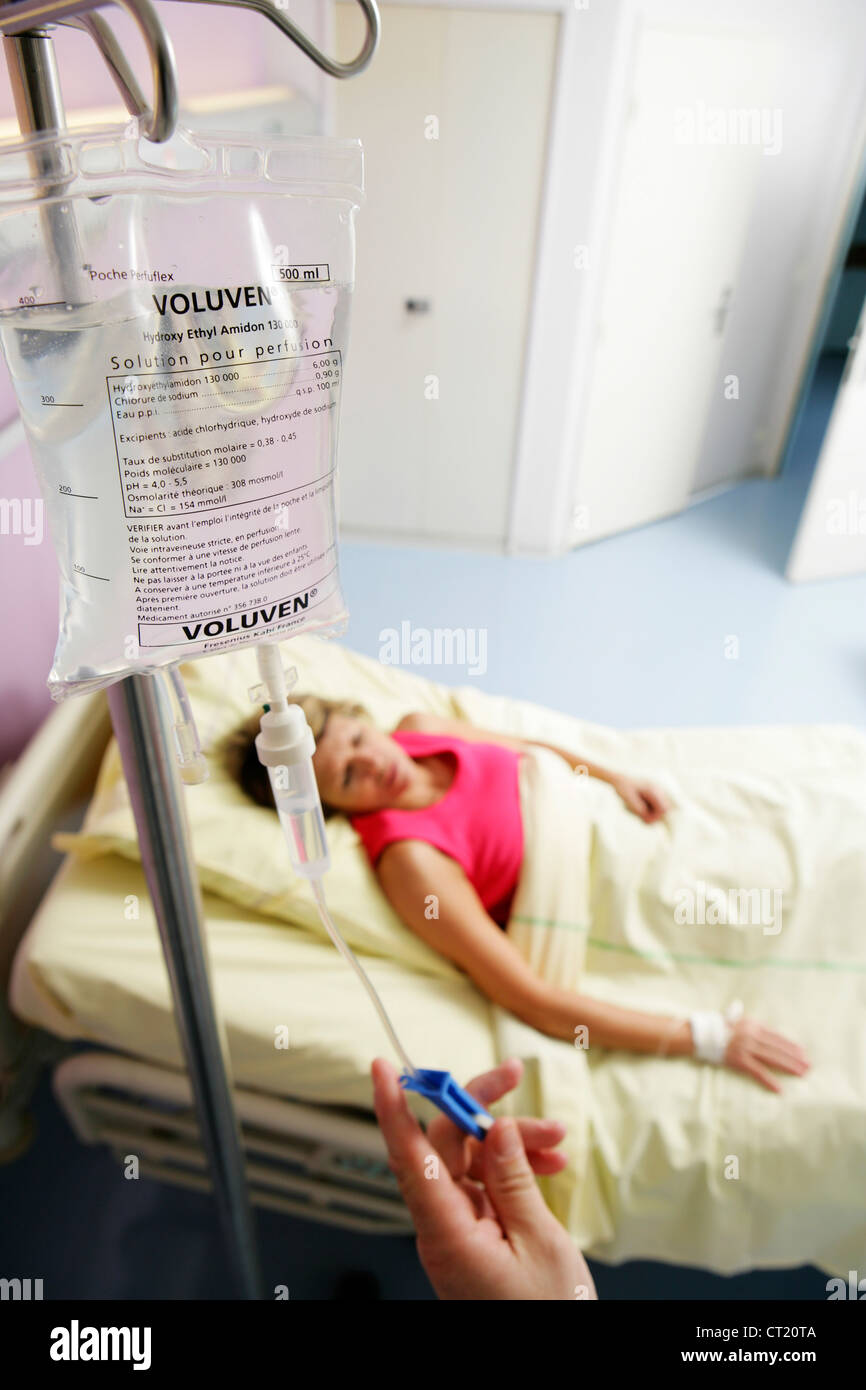 DRIP, ELDERLY PERSON Stock Photo Alamy