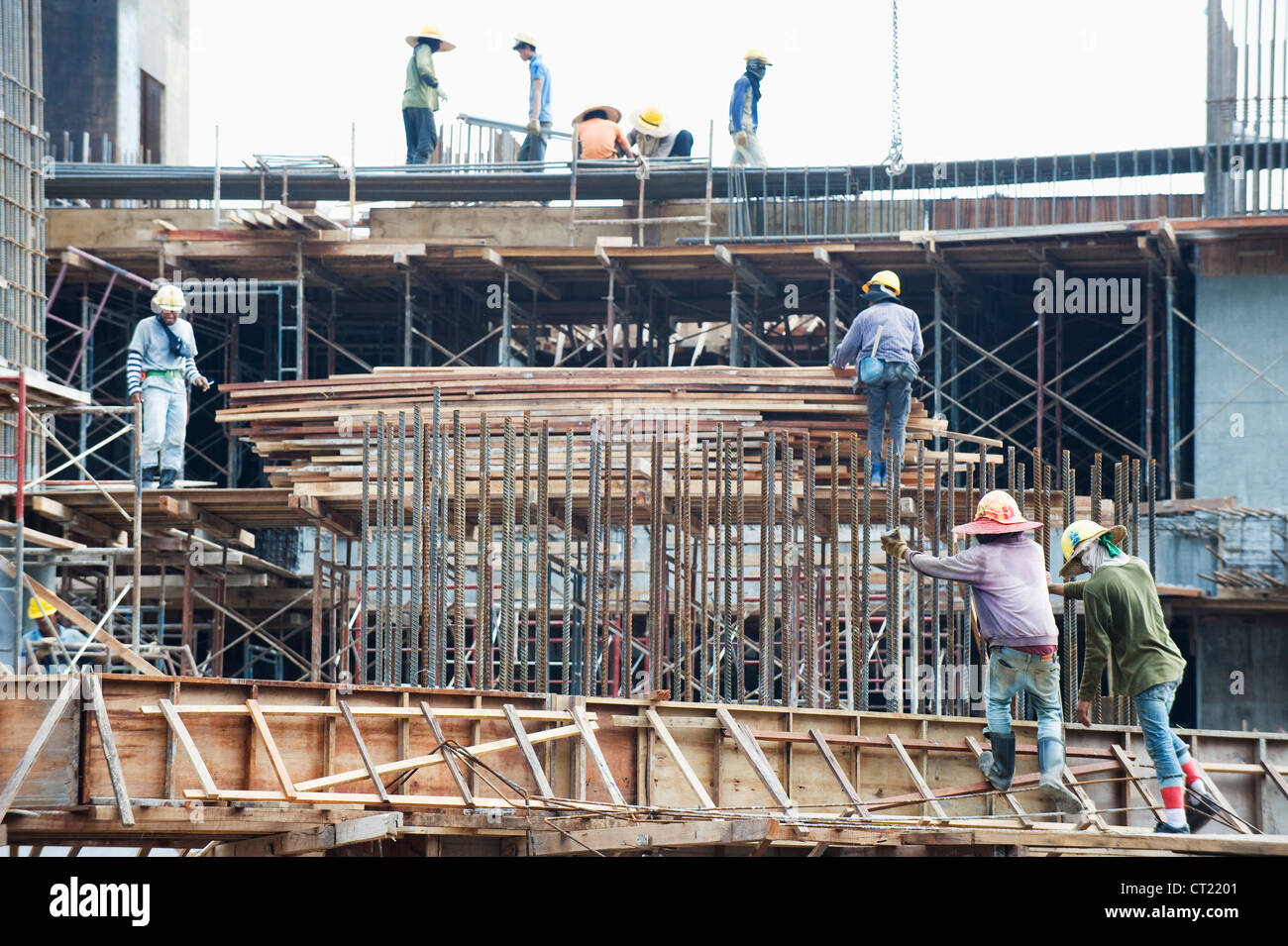 construction site, Kuala Lumpur, Malaysia, South East Asia Stock Photo