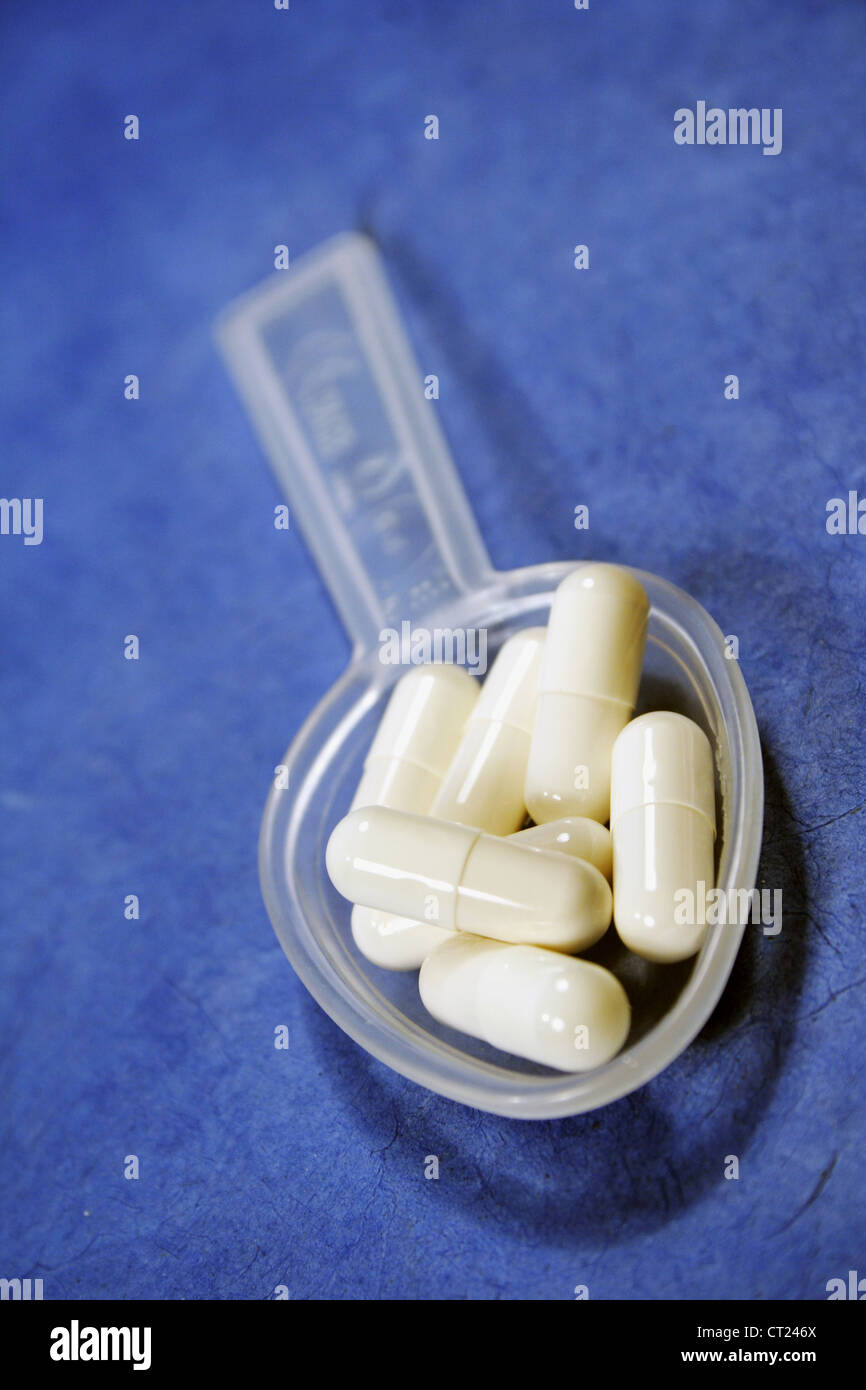 A CAPSULEFORM DRUG Stock Photo Alamy