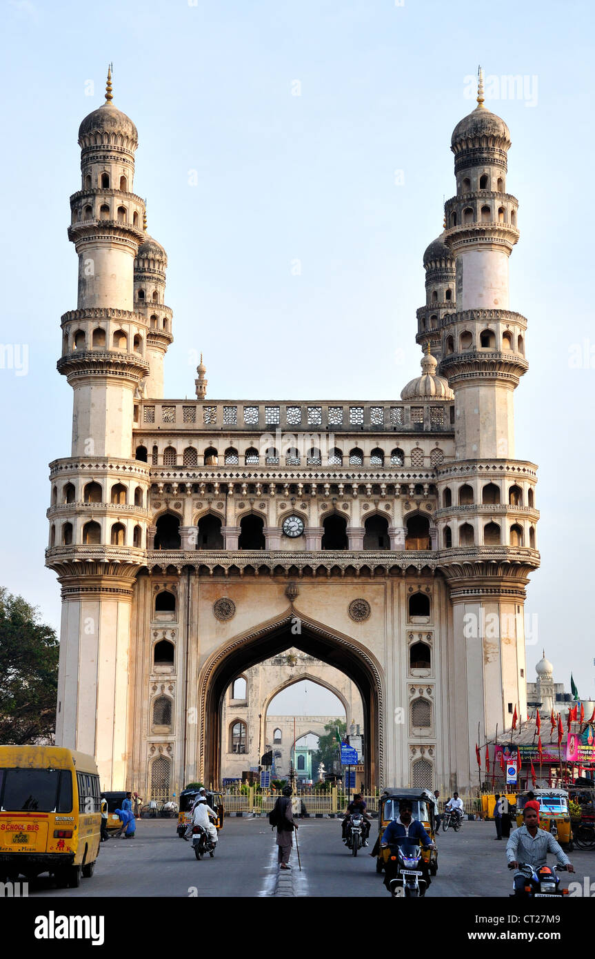Charminar, landmark monument in Hyderabad, India Stock Photo