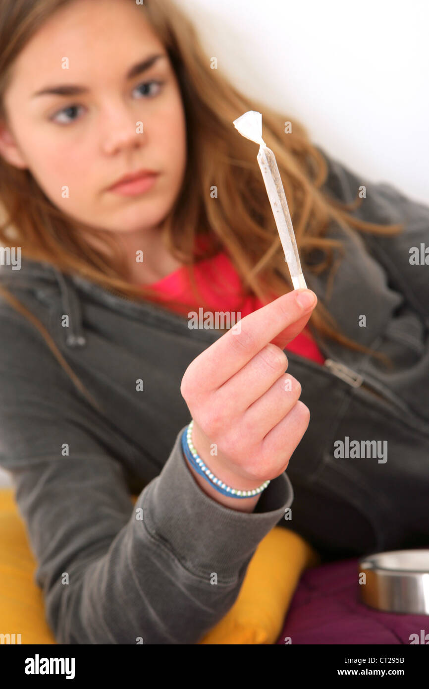 SUBSTANCE ABUSE, CANNABIS Stock Photo