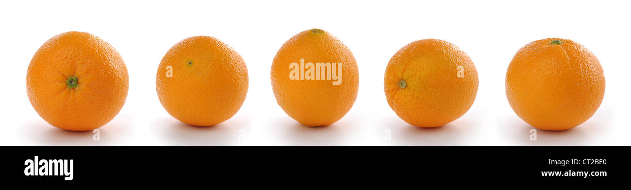 Different angles orange Stock Photo