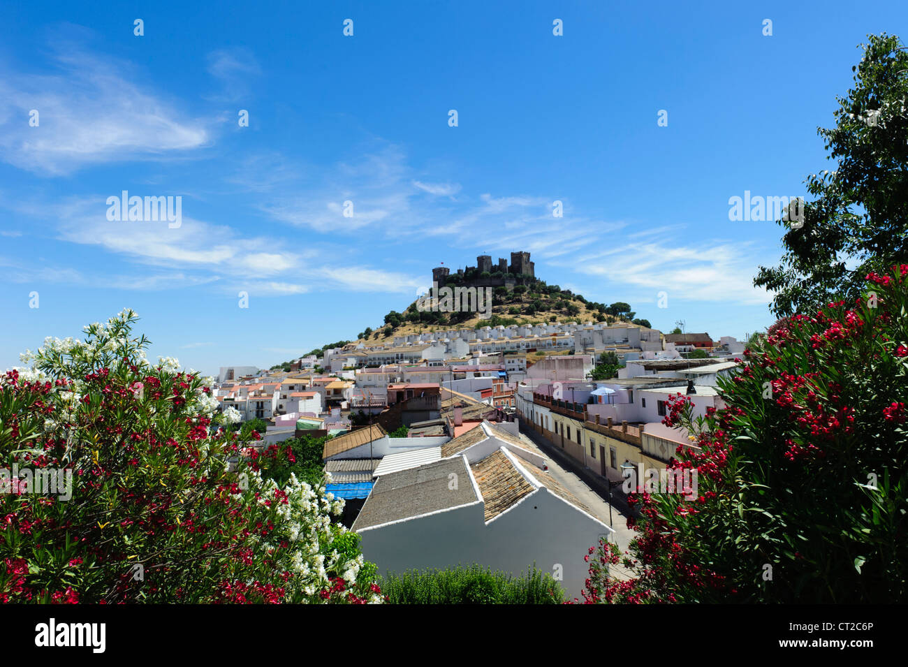Castle of almodovar Spain, Andalucia Stock Photo