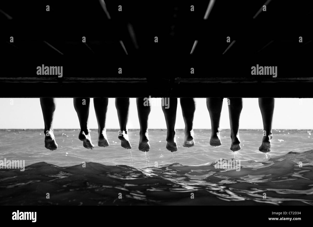 Shaved legs Black and White Stock Photos & Images Alamy