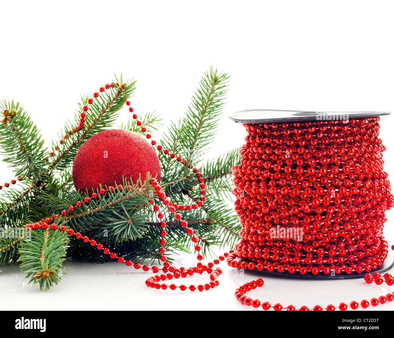 Prepare to dressing Christmas tree concept Stock Photo