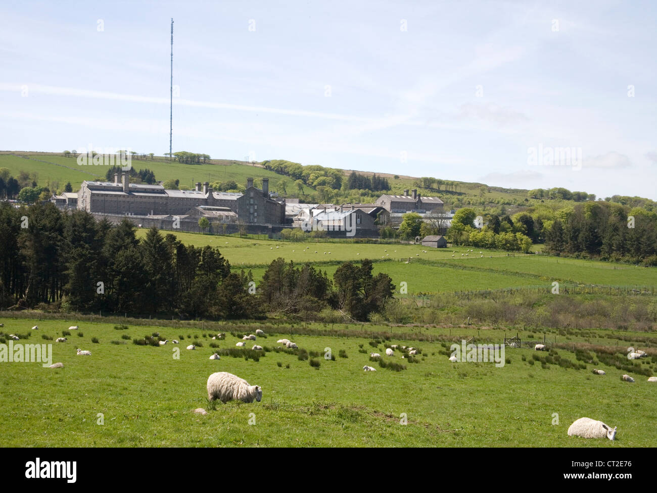 dartmoor prison on dartmoor national park Stock Photo Alamy