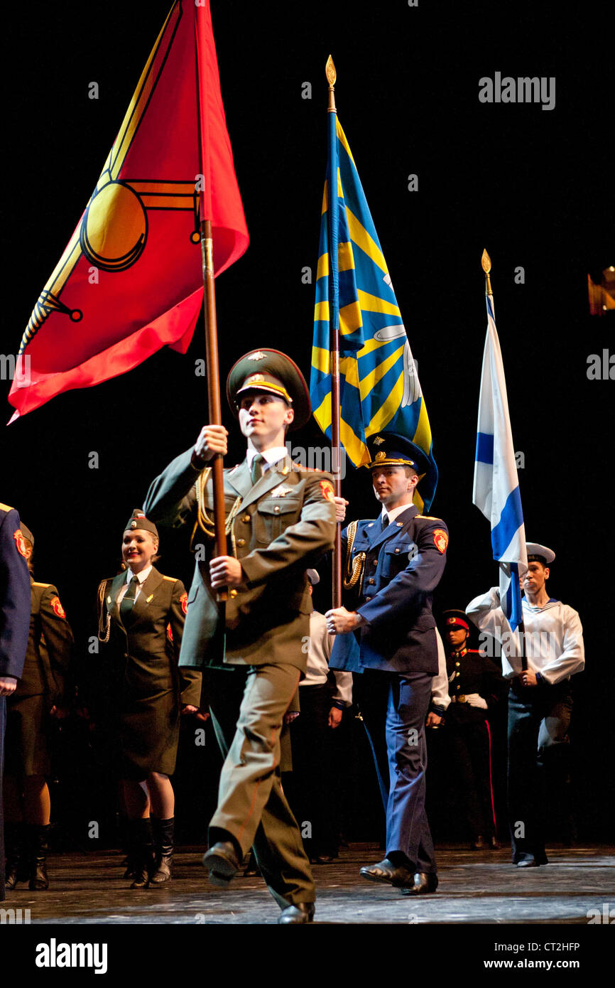 Alexandrov Ensemble, the Russian Red Army Choir performs concert in