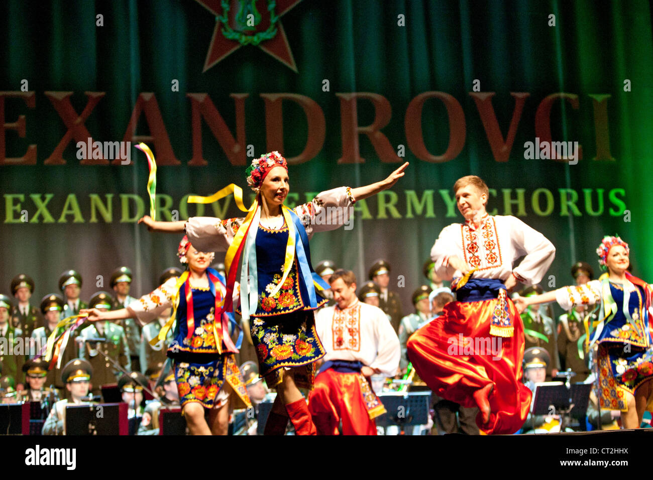 Alexandrov Ensemble, the Russian Red Army Choir performs concert in