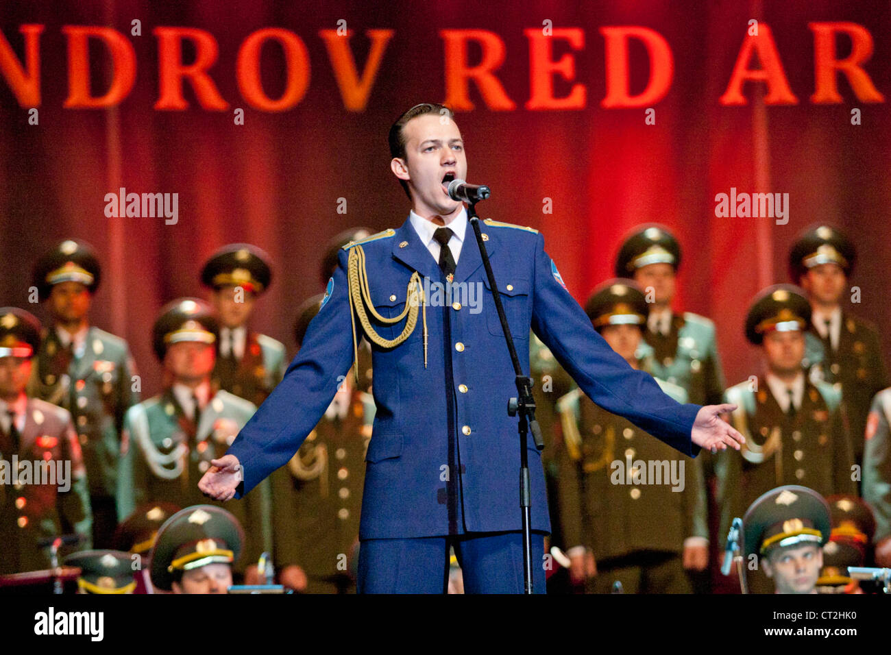 Alexandrov Ensemble, the Russian Red Army Choir performs concert in