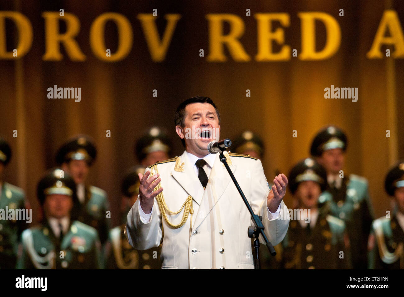 Alexandrov Ensemble, the Russian Red Army Choir performs concert in